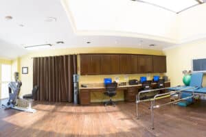 Rehab gym at Poway Healthcare facility